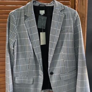 Checkered Blazer